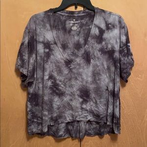 American Eagle Soft & Sexy Tie Dye Crop Top